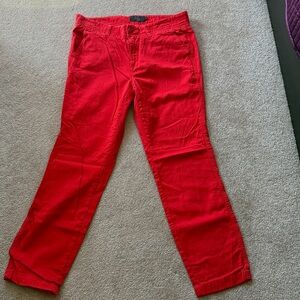 Vibrant Red Chinos